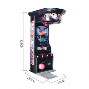 NINIX Heavy Duty ABS Boxing Machine Punching Ball Game with Strength <b>Sensor</b> LED Screen English Carnival Arcade Challenge - Product Image 1