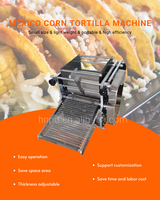 Machine à tortillas entièrement automatique à épaisseur réglable pour usine, machine commerciale de fabrication de tortillas de maïs