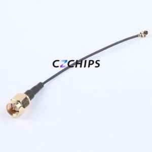 KH-SMAJ-IPEX-RG1.13-B80 RF Cable RF ( Input End Output End: SMA to IPEX )( Cable Length: 8cm )( IPEX Generation: 1 gen ) - Product Image 1
