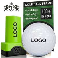 Accessoires de golf professionnels, fabrication en gros, tampon à encre automatique, imperméable, personnalisé, tampon pour balles de golf, matériau ABS écologique