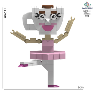 NUOVO Set di 164 Pezzi PVC Cappuccino <span class=keywords><strong>Ninja</strong></span> TungTungTung Sahur Puzzle Tralalelo Tralala, Blocchi da Costruzione per Bambini - Product Image 3