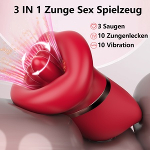 Vibratore 4 in 1 con Controllo App, Giocattolo per Donne, Stimolazione Clitoridea, Lingua, Cunnilingus, Succhiamento Capezzoli, Leccata Anale - Product Image 2