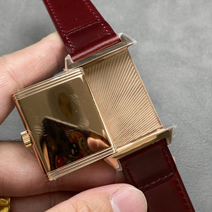 Nuevo reloj rectangular con esfera roja, manecillas analógicas, reloj de cuarzo de lujo para hombre. - Product Image 2