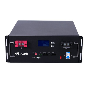 แบตเตอรี่ลิเธียม 51.2V 100Ah 5KWh IP65 BMS สำหรับพลังงานแสงอาทิตย์ในบ้าน ระบบแยกส่วน CAN AC พร้อมชุดเก็บพลังงานแบบติดตั้งบนชั้นวาง - Product Image 1