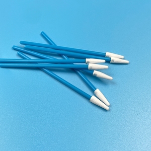 76mm 100 Micro Hisopos Electrónica Limpio Bastoncillo de algodón con mango <span class=keywords><strong>azul</strong></span> <span class=keywords><strong>Punta</strong></span> de lanza de poliéster - Product Image 5