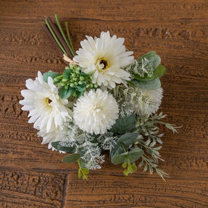 Bouquet de fleurs artificielles en pissenlit, tissu tissé en plastique blanc, décoration pour la maison, accessoires de mariage CF01348 - Product Image 3