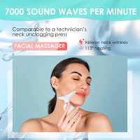 Appelez-nous pour une livraison gratuite ! Produit phare : Masseur liftant visage et cou 7 couleurs, soin lissant de la peau, rouleau de massage corporel vibrant