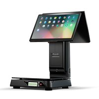 Terminal de point de vente Jinshijie Q201 Système Android Écran tactile capacitif Tout-en-un Wi-Fi 6 Bluetooth 5.2 Technologie NFC Processeur RK3568