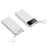 Banques d'alimentation Kitway OEM Factory 10000mAh, double port, charge rapide 22.5W, écran numérique, interface d'entrée Type-C, prise universelle