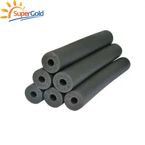 SuperGold building materials NBR rubber plastic foam tube 1.5" thickness for pipe insulation