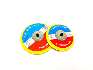 5 pulgadas 125mm doble acción gancho/gancho de bucle <span class=keywords><strong>DA</strong></span> al azar Orbital lijado lijadora respaldo Pad 5/16 "w/ <span class=keywords><strong>o</strong></span> agujero - Product Image 4