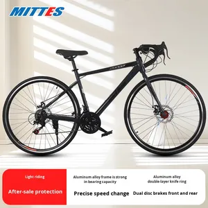 सड़क बाइक पर्वत बाइक रेसिंग बाइक <span class=keywords><strong>28</strong></span> इंच अल्ट्रा-लाइट एल्यूमीनियम मिश्र धातु दोहरे डिस्क ब्रेक वयस्क चर गति - Product Image 3