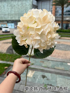 D-H003 <span class=keywords><strong>Ivoire</strong></span> <span class=keywords><strong>En</strong></span> Vrac Blanc Rouge Rose Chaud Hortensias Fleurs Artificielle Soie Fleur Hortensia pour Table De Mariage Centre De Table Décor - Product Image 4