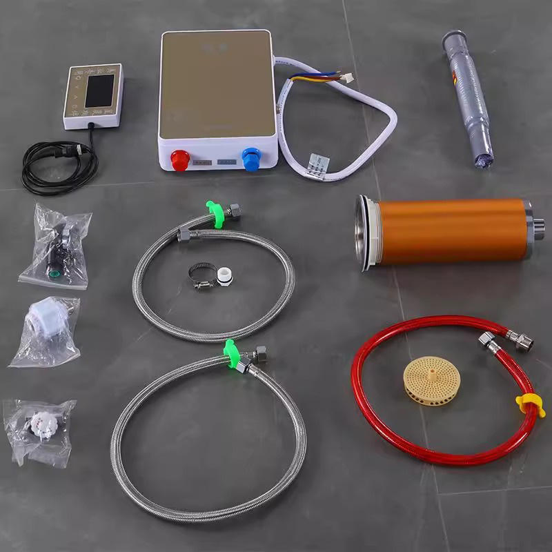 อ่างล้างหน้าสีขาวดำ