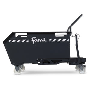 Chariot élévateur Fami 1307x800x953mm-godet basculant transportable avec roues, capacité 600kg - Product Image 2