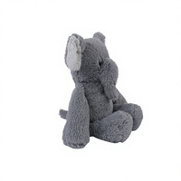 Peluche Éléphant Chauffable D KING, Jouet en Peluche Micro-ondable, Coton PP Brodé, Doux et Confortable pour Enfants et Adultes, Relaxation