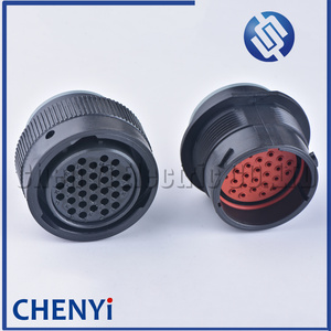 Conector Macho y Hembra Original Alemán de 31 Pines, Serie <span class=keywords><strong>HDP</strong></span>, HDP24-24-31PE, HDP26-24-31SE, 22G3105, 22H1208, con Terminales - Product Image 3