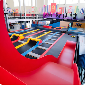 Parc de trampolines intérieur haute performance - Prix usine - Zone de saut multifonctionnelle, fosse à mousse <span class=keywords><strong>et</strong></span> zone de <span class=keywords><strong>dunk</strong></span> professionnelle - Product Image 4