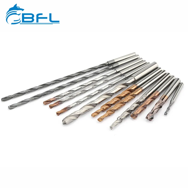 BFL Tungsten Carbide Twist Drill for CNC Machine Tools drilling hole Micro Drill Bit For Steel ,Copper, Brass, fresa