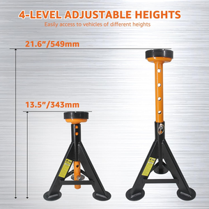 Altertool, el mejor gato y soportes para coche, pasadores de bloqueo de seguridad, soporte <span class=keywords><strong>Dolly</strong></span> para coche, soportes de gato ajustables automáticos portátiles de alta calidad - Product Image 4