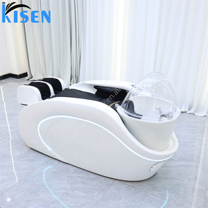 KISEN <b>Head</b> Spa Bed Salon Hair Washing Chair Water Circulation <b>Head</b> Spa Salon Equipment Intelligent <b>Electric</b> <b>Massage</b> Shampoo Bed - Product Image 2