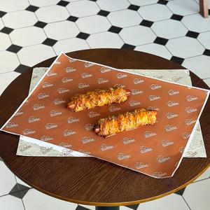 Custom Print Food Grade Grease Proof Biodegradable Eco-Friendly <b>Paper</b> Mexican BBQ Burrito Sandwich <b>Wrap</b> for Restaurant - Product Image 6