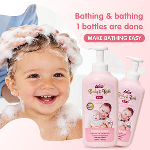 Nary Natural Organic Plants <span class=keywords><strong>Gel</strong></span> douche, shampoing et revitalisant 3 en 1 pour bébés et enfants 1200 ml Sans larmes Doux pour les peaux sensibles - Product Image 4