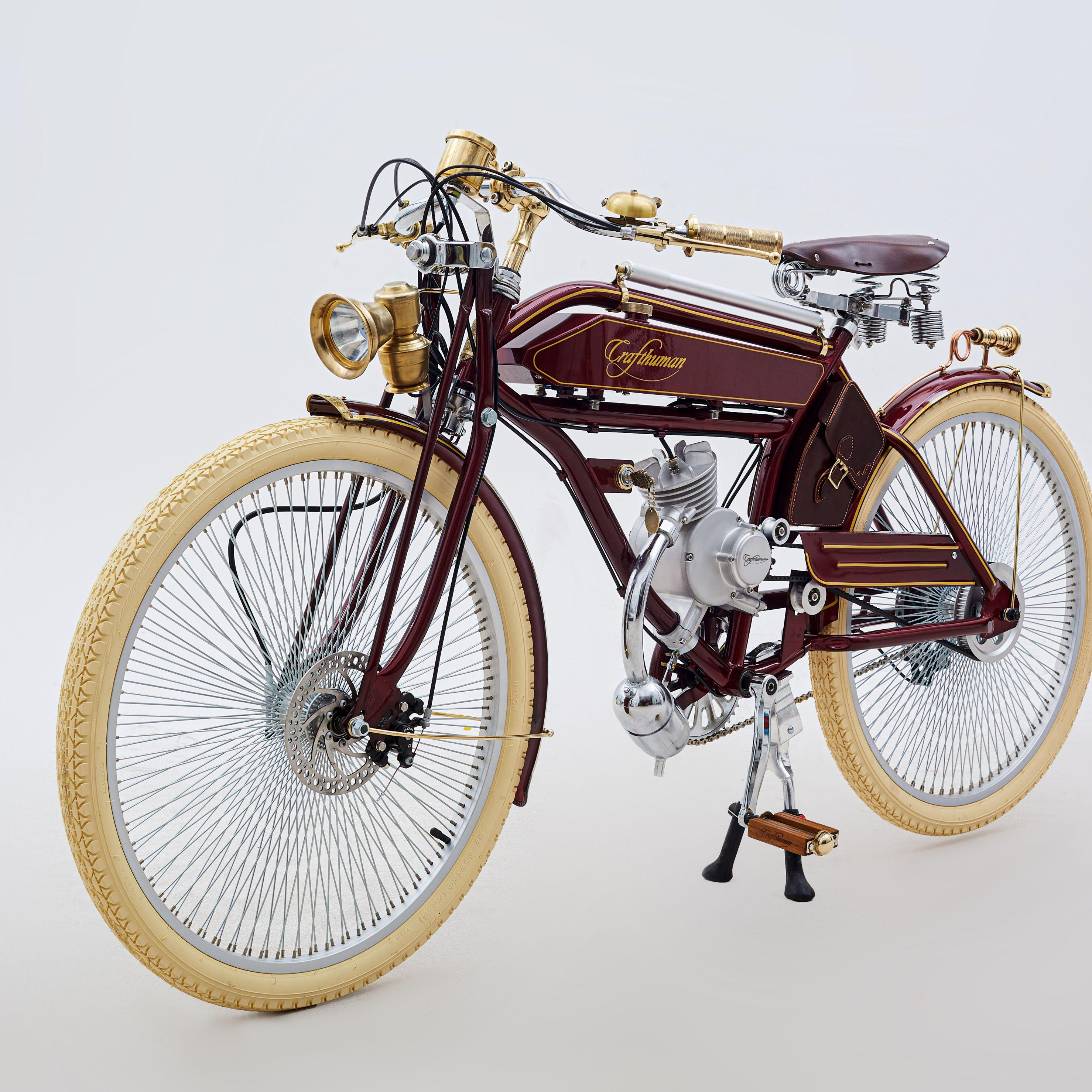 自転車　5000円 Crafthuman1924 リアルヴィンテージ電動自転車|アシストバイク