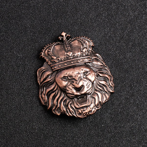 Custom Antique Modern Metal Decorative Nameplates Plated Stamping Cow-Shaped Copper/Brass/Zinc Alloy <strong>Knob</strong> for Business Art Gift - Product Image 1