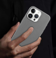 Coque de téléphone antichoc en TPU souple texturé avec motif en cuir, design professionnel à prix abordable pour iPhone 17 16 15 14 13