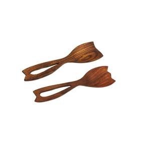 Cubiertos de nuevo diseño superventas para cocina y mesa cubiertos personalizados hechos a mano juego de cubiertos y utensilios de madera - Product Image 6