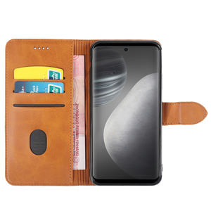 Funda de cuero para teléfono Vivo X50 <span class=keywords><strong>X51</strong></span> Pro <span class=keywords><strong>5G</strong></span> X50e, billetera con tapa y tarjetero - Product Image 3