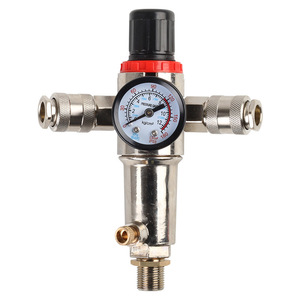 Régulateur de pression d'air pour charrue avec manomètre et vanne de purge, connecteur européen, pièces pneumatiques - Product Image 1
