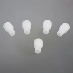 การประมวลผลจากโรงงานที่กําหนดเองตัวยึดพลาสติกกันน้ําที่ทนทานชิ้นส่วนฉนวน Ptfe ฉนวน <span class=keywords><strong>Peek</strong></span> - Product Image 6