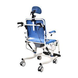 הרכב נייד commode גלגלים reclining שיער כיסא כביסה אמבטיה ציוד בטיחות פנימי כסא commode פנימי למבוגרים קשישים - Product Image 4