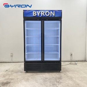 Enfriador de Bebidas Vertical de Una Puerta con Enfriamiento Directo Byron, Refrigerador Comercial para Exhibición de Bebidas con Luces LED para Tiendas de Conveniencia LC Di - Product Image 5