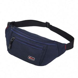 Sac banane de loisirs en tissu Oxford pour homme, sac de poitrine sportif, sac de ceinture étanche pour le cyclisme en montagne - Product Image 2