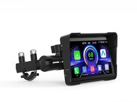 Nouvel écran tactile étanche de 5 pouces pour moto avec CarPlay intégré, navigation GPS et CarPlay sans fil pour 5.0