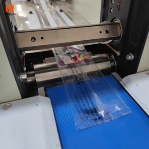 Máy đóng gói ngang tự động cho thịt gà tươi, thịt đông lạnh, cá, máy đóng gói màng co dạng gối - Product Image 2