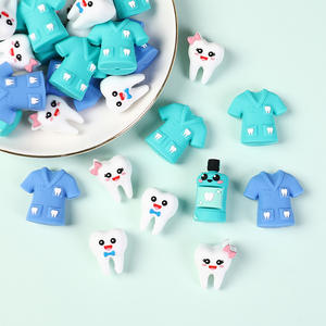 Nouveautés : Perles focales 3D en silicone, perles dentaire et de dentition pour la fabrication de stylos à perles et de porte-clés - Product Image 1