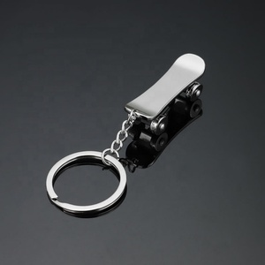 Manufacturer Creative Personalized Sports Scooter Keychain Car Decoration Custom Logo Mini Simulation Scooter Metal <b>Key</b> <b>Chains</b> - Product Image 5