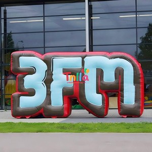 Mur de lettres gonflable géant Mot alphabet personnalisé avec lumière LED Murs de lettres gonflables - Product Image 6