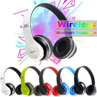 Casque de jeu sans fil P47 avec suppression du bruit, stéréo HIFI, pour ordinateur, casque de jeu sans fil, casque ANC, téléphone portable