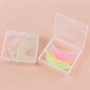 Lot de 4 paires de coussinets en silicone colorés pour rehaussement de cils, kit de bouclage de cils en gelée, protection pour permanente de cils, coussinets en silicone pour lifting de cils en salon - Product Image 4