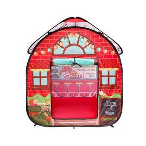 Tente de jeu pour enfants en forme de restaurant de restauration rapide, avec tissu en polyester, 34x34x40 pouces, pour usage intérieur/extérieur - Product Image 2