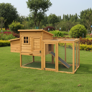 บ้านเลี้ยงไก่กลางแจ้ง SDC011 SHUNDA สุดหรู ทันสมัย เป็นมิตรกับสิ่งแวดล้อม พร้อมกระดุมไม้สำหรับปิดประตู - Product Image 1
