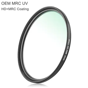 适用于单反相机49毫米-82毫米的OEM超薄MC紫外线滤光片镜头