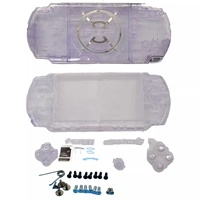 Coque de remplacement transparente en plastique avec boutons pour console PSP 3000 – Pièces de réparation