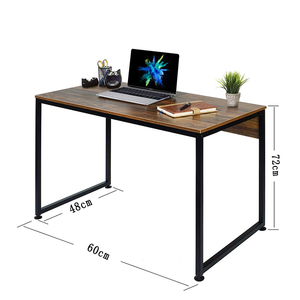 <span class=keywords><strong>Bureau</strong></span> d'ordinateur <span class=keywords><strong>industriel</strong></span> personnalisable en gros, bureaux d'écriture en <span class=keywords><strong>bois</strong></span> peu encombrants, poste de travail robuste et durable avec structure métallique - Product Image 5