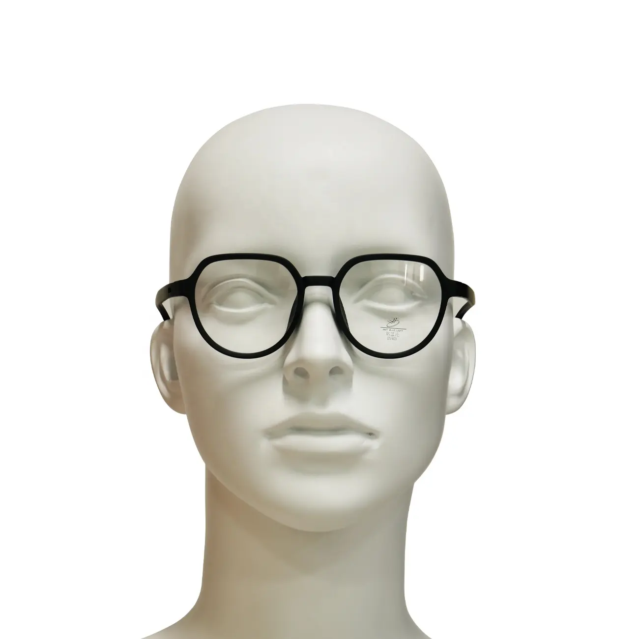 إطارات نظارات سوداء TR90 مضادة للضوء الأزرق للبيع بالجملة ، شعار مخصص للرجال والنساء